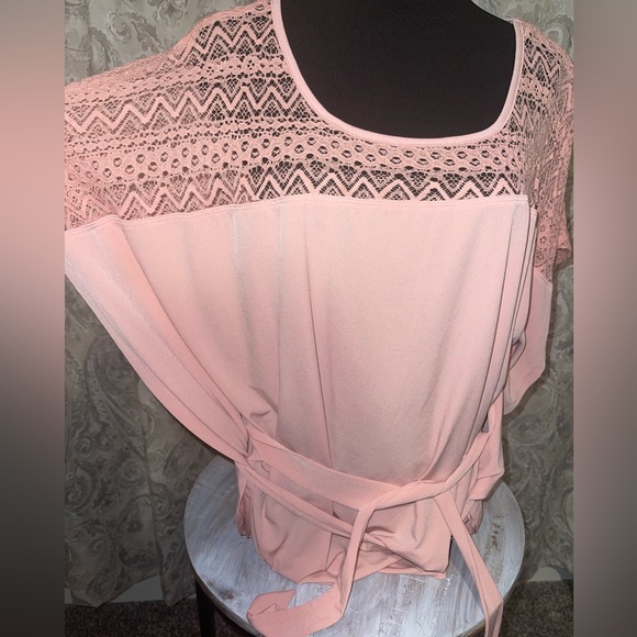 Thalia Sodi Womens‎ Peach Blouse Size Large - Picture 2 of 4